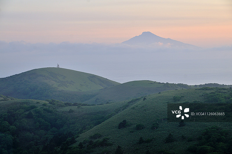 北海道利尻山图片素材
