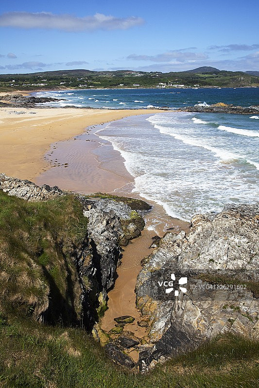 海滩上的海浪图片素材