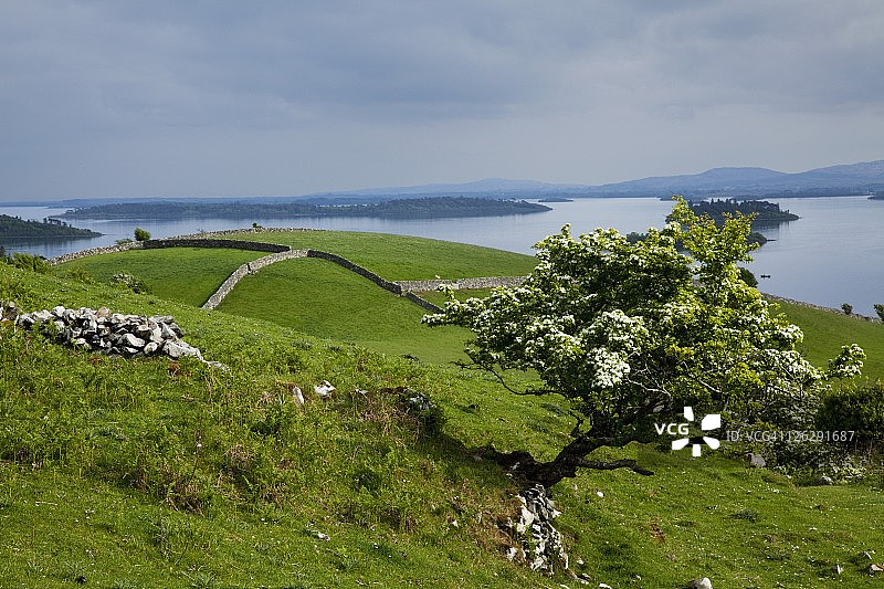 康附近的科里布湖图片素材