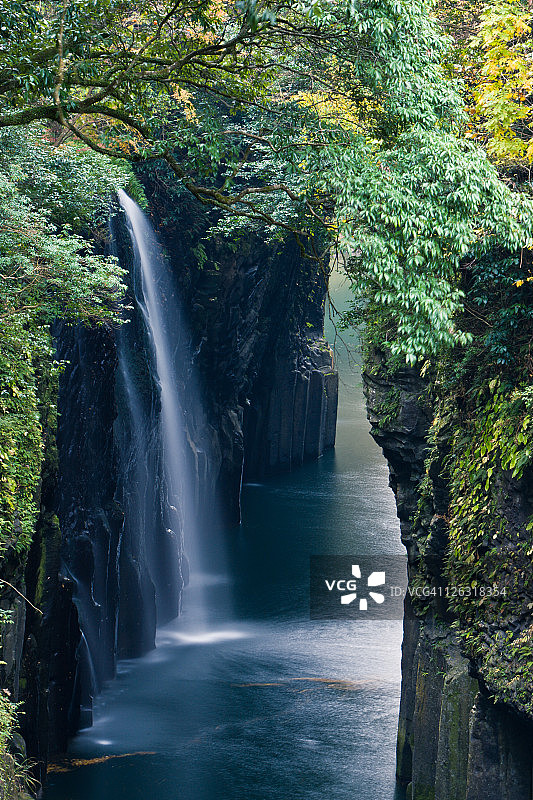 宫崎县真名井瀑布图片素材