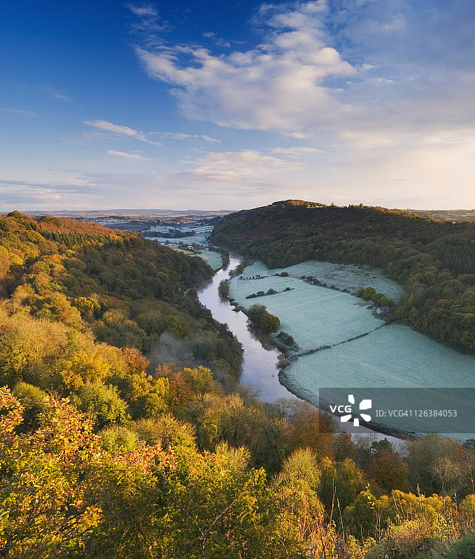 英国赫里福德郡怀伊河风光图片素材