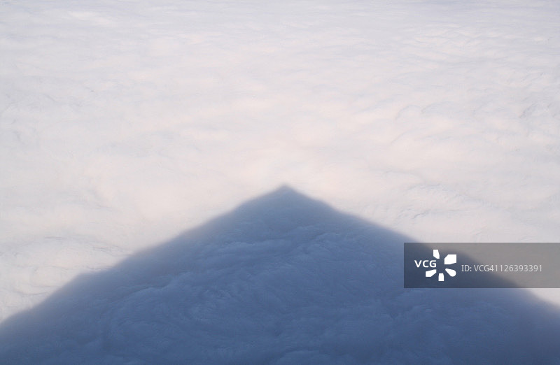 雪域高角度视图图片素材