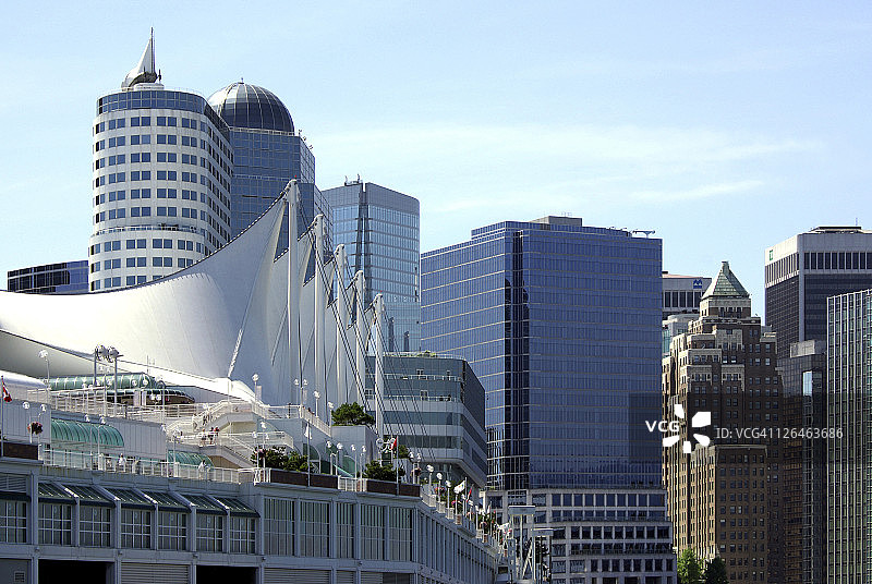 加拿大广场，温哥华图片素材