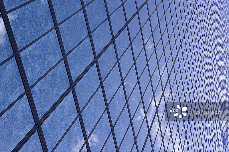 约翰·汉考克大厦的玻璃墙图片素材