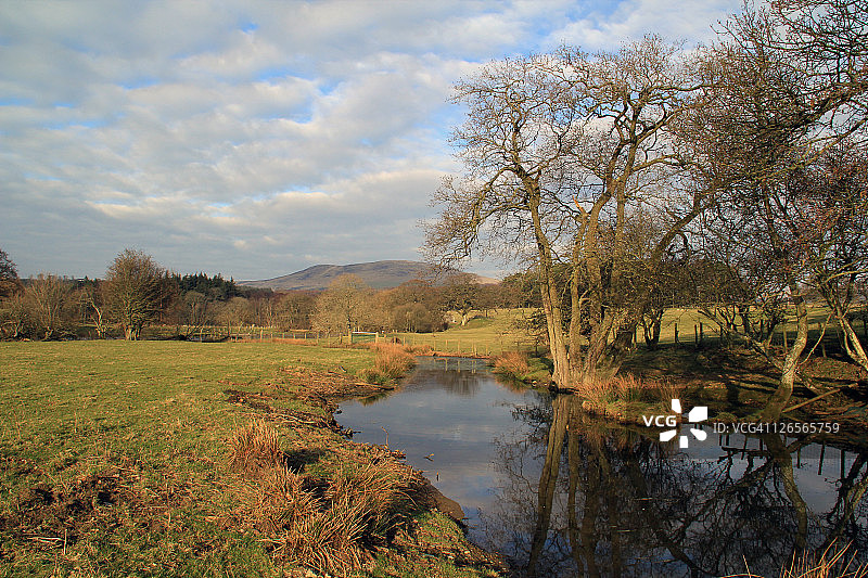 德文特河景色图片素材