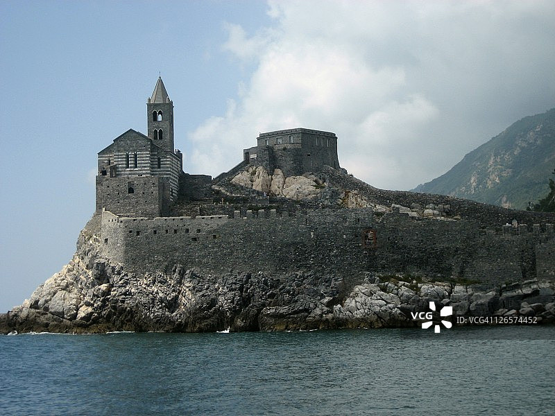 意大利韦内雷港圣彼得罗教堂图片素材