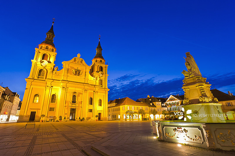 德国路德维希堡市场图片素材