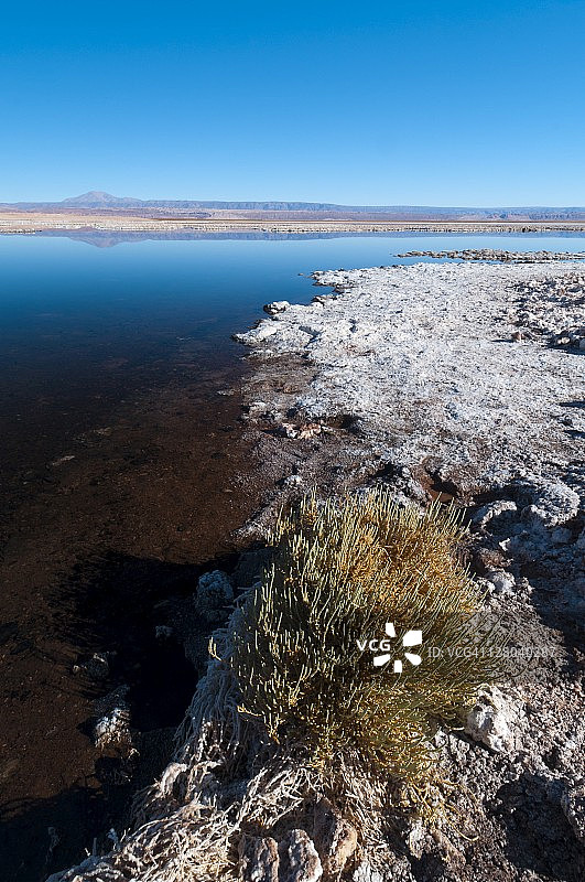 特本基切湖，阿塔卡马盐湖，阿塔卡马沙漠，智利，南美洲图片素材