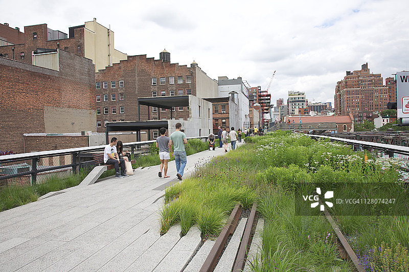 纽约高线公园图片素材