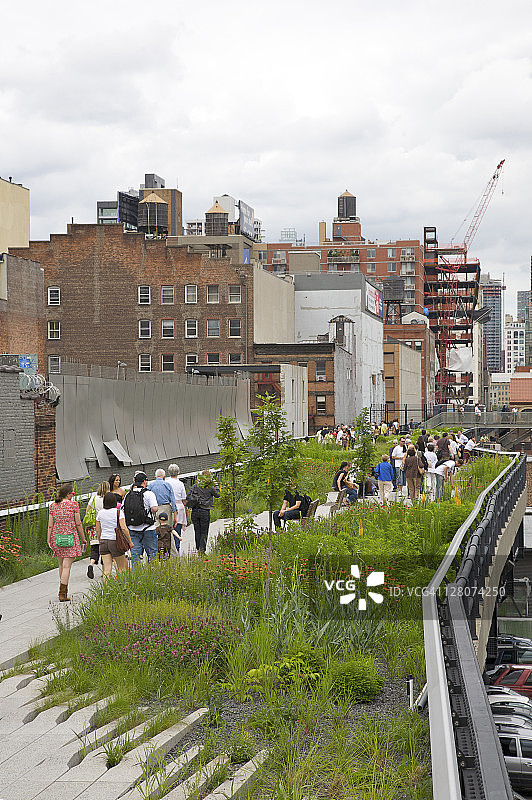 纽约高线公园图片素材