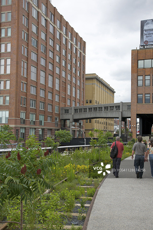 纽约高线公园图片素材