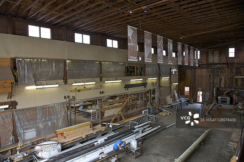 亨利·杜邦保护造船厂，神秘海港，康涅狄格州神秘图片素材