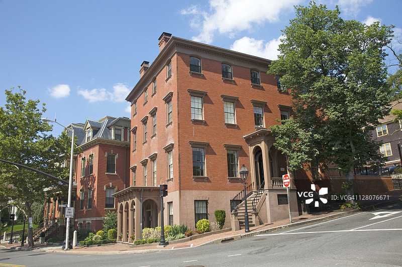 托马斯·A·詹克斯住宅，建于1857年，罗德岛普罗维登斯图片素材
