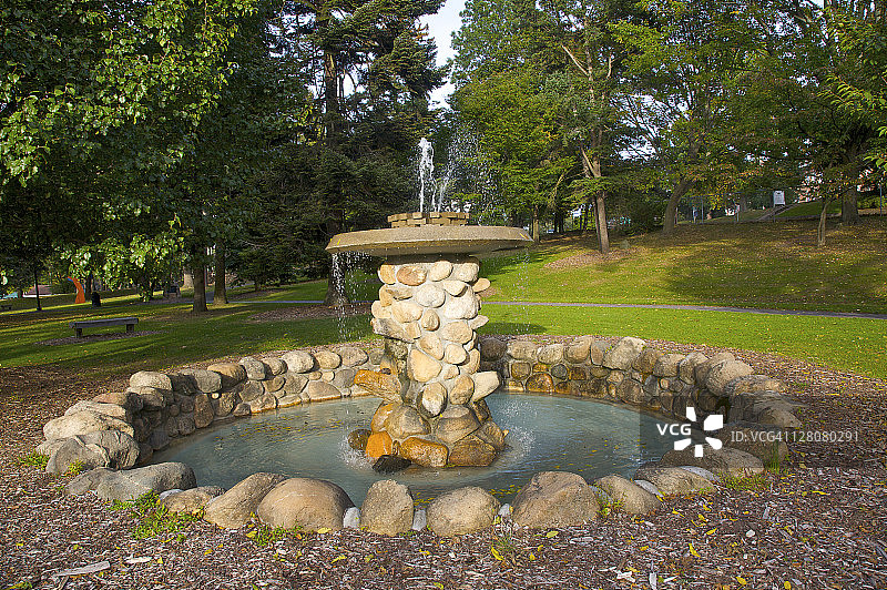 美国纽约长岛萨福克县亨廷顿海克斯彻公园图片素材