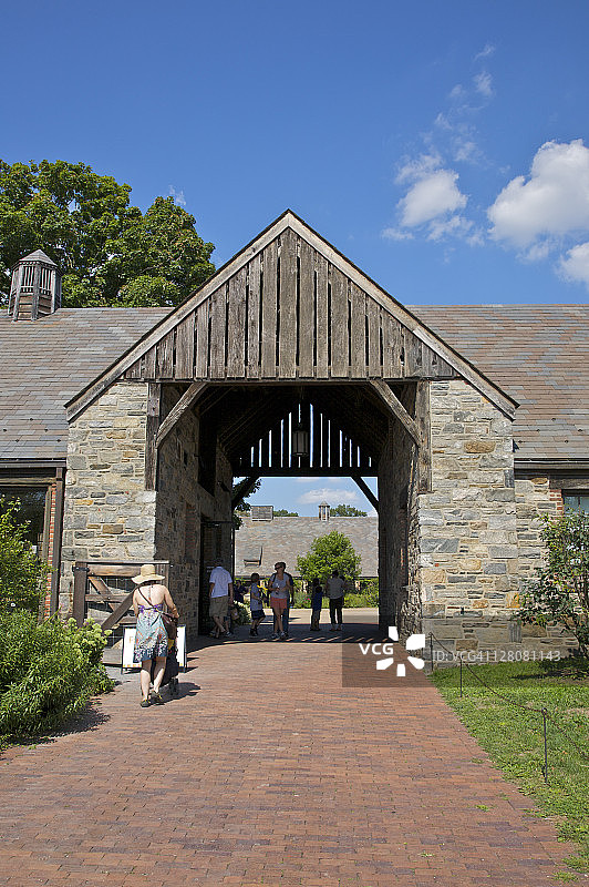 斯通巴恩斯食物与农业中心主入口图片素材