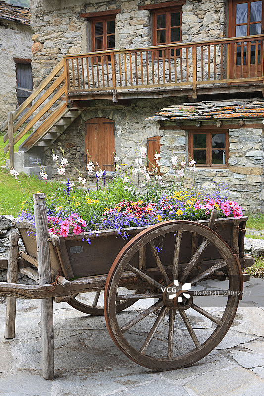 法国萨瓦省瓦努瓦斯国家公园博讷瓦尔图片素材