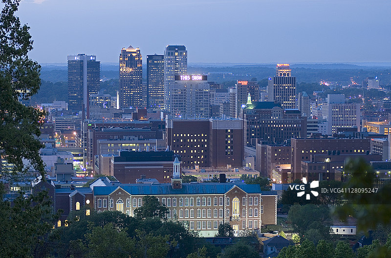 美国阿拉巴马州伯明翰银行中心图片素材