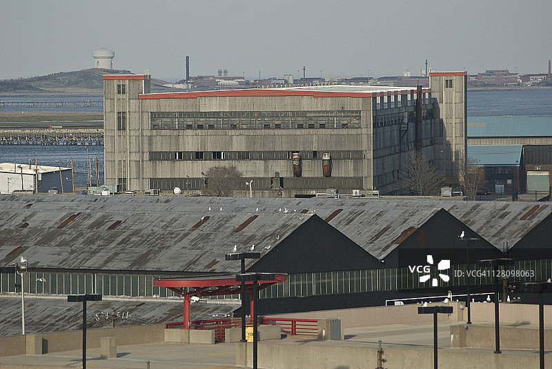 马萨诸塞州南波士顿的滨水建筑图片素材