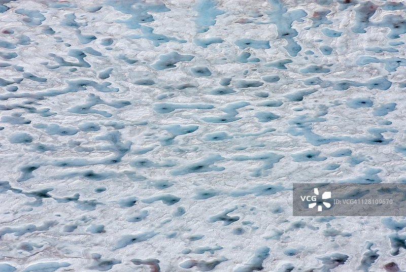 美国华盛顿贝克山荒野安湖上的冰图片素材