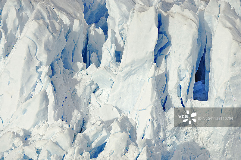 莫雷诺冰川：巴塔哥尼亚南部冰原，阿根廷圣克鲁斯省洛斯格拉西亚雷斯国家公园的世界遗产图片素材