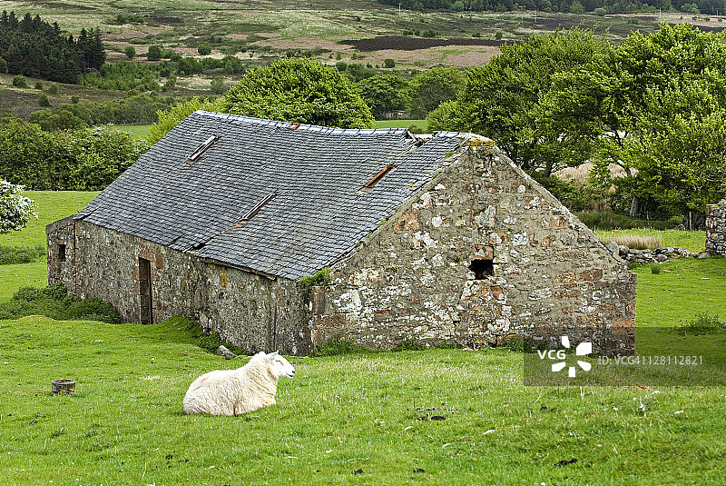 苏格兰阿伦岛风光图片素材