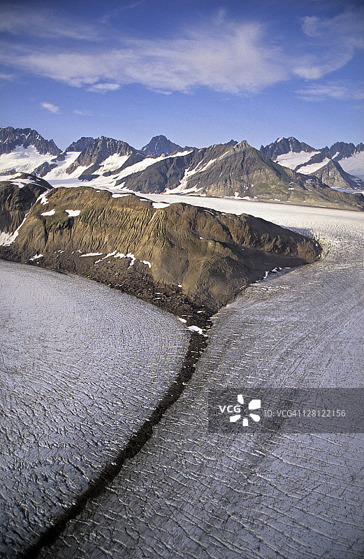 冰川湾国家公园的冰川图片素材