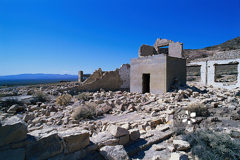 内华达州里奥莱特鬼镇图片素材