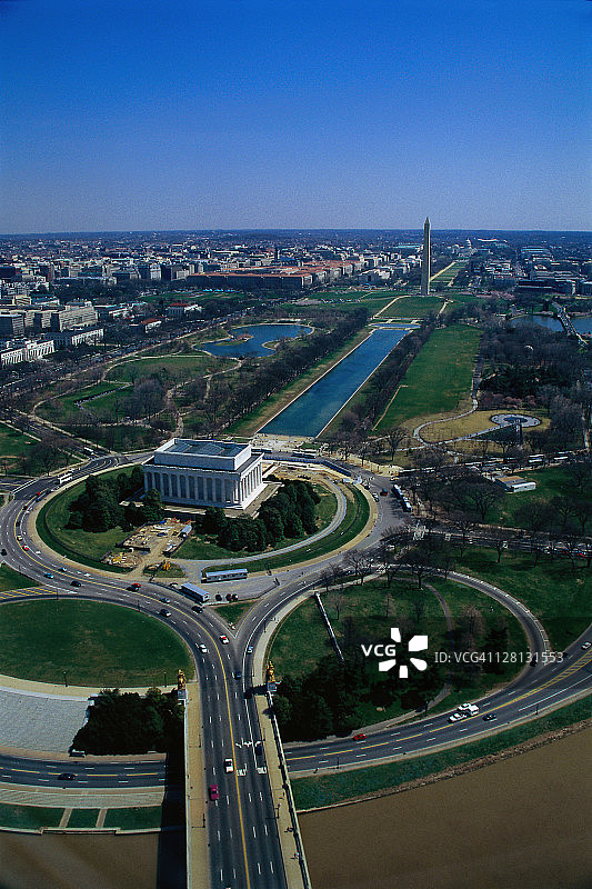 林肯纪念堂，华盛顿哥伦比亚特区图片素材