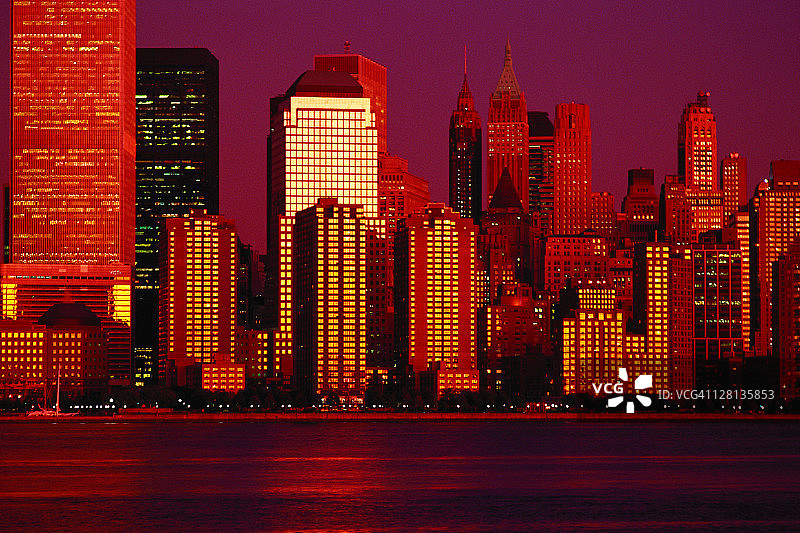 URBPE080：曼哈顿下城天际线图片素材