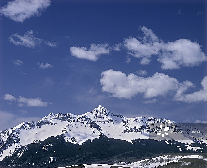 威尔逊峰，圣胡安国家森林，美国科罗拉多州图片素材