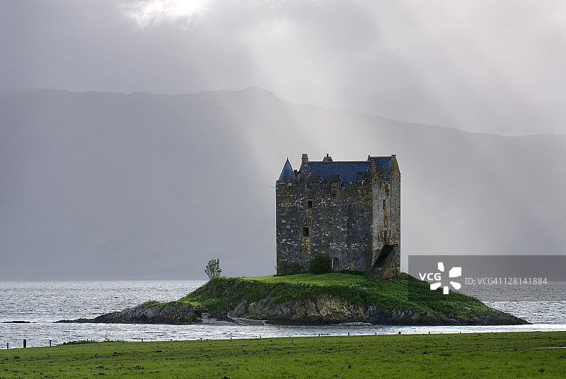 苏格兰阿平港的斯托克城堡图片素材
