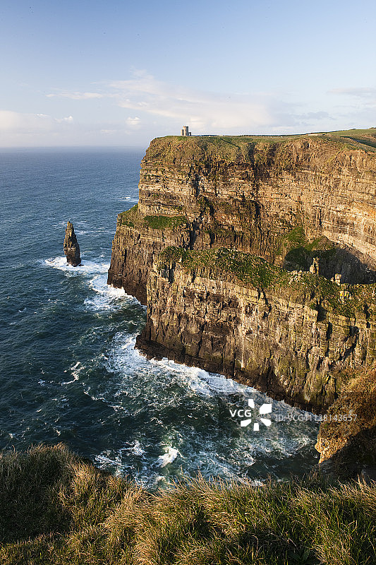 莫赫悬崖，爱尔兰克莱尔郡图片素材