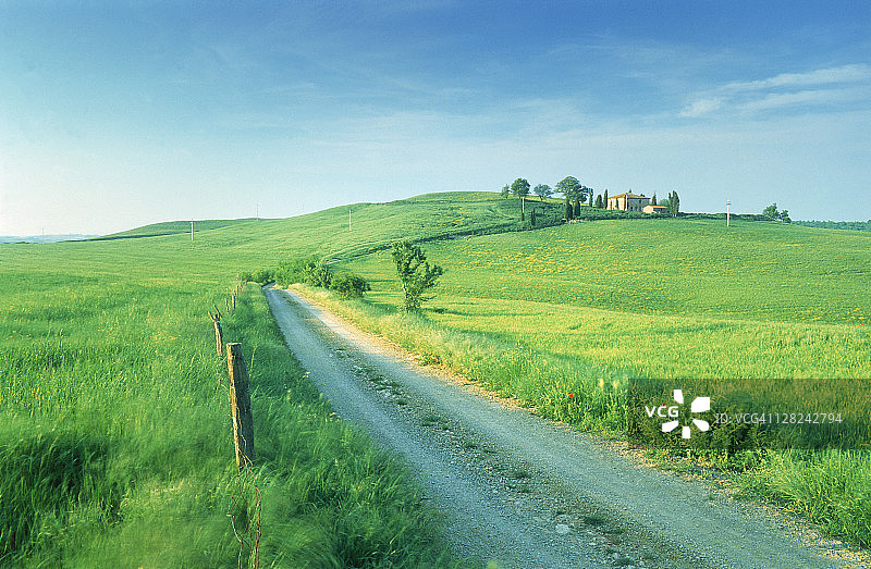 意大利乡村别墅，翁布里亚图片素材