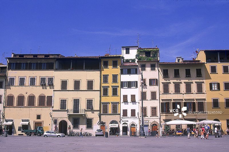 意大利佛罗伦萨圣十字广场图片素材