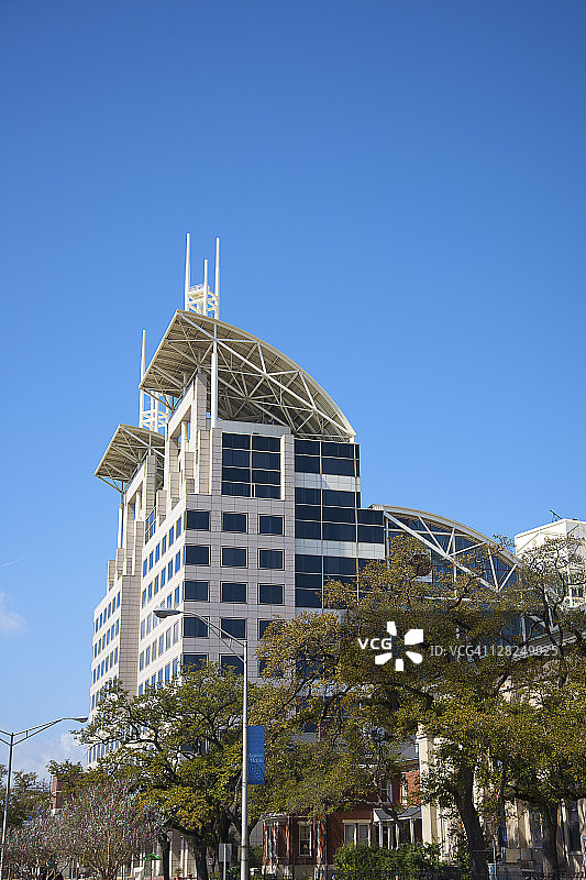 阿拉巴马州莫比尔市的现代城市建筑图片素材