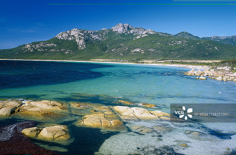 斯特泽莱基国家公园弗林德斯岛海滨风光图片素材