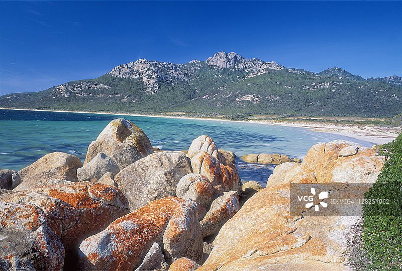 斯特泽莱基国家公园弗林德斯岛海滨风光图片素材