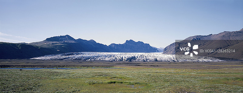 冰岛斯卡夫塔费尔国家公园斯卡夫塔费尔冰川图片素材