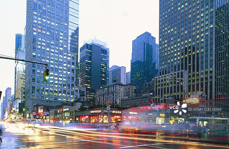 纽约市第42街图片素材