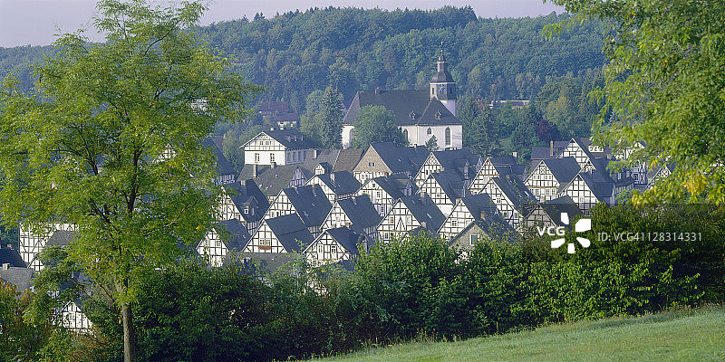 弗罗伊登贝格，北莱茵-威斯特法伦州，德国图片素材