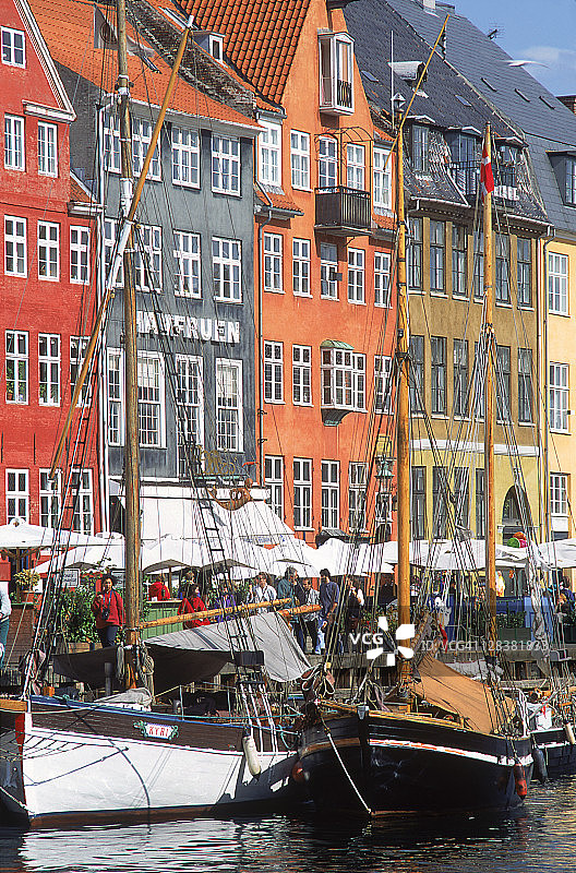 丹麦哥本哈根新港图片素材