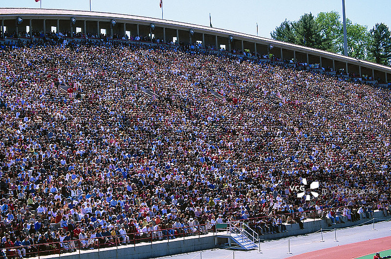 纽约伊萨卡康奈尔大学毕业典礼图片素材
