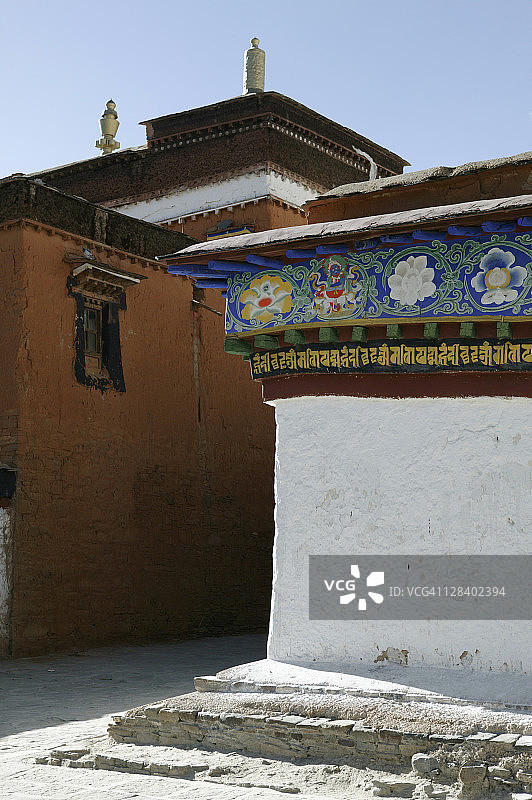 中国西藏自治区江孜白居寺图片素材