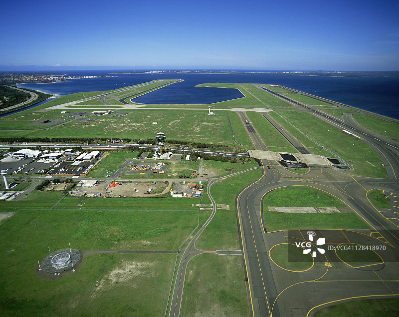 悉尼机场（航拍）图片素材