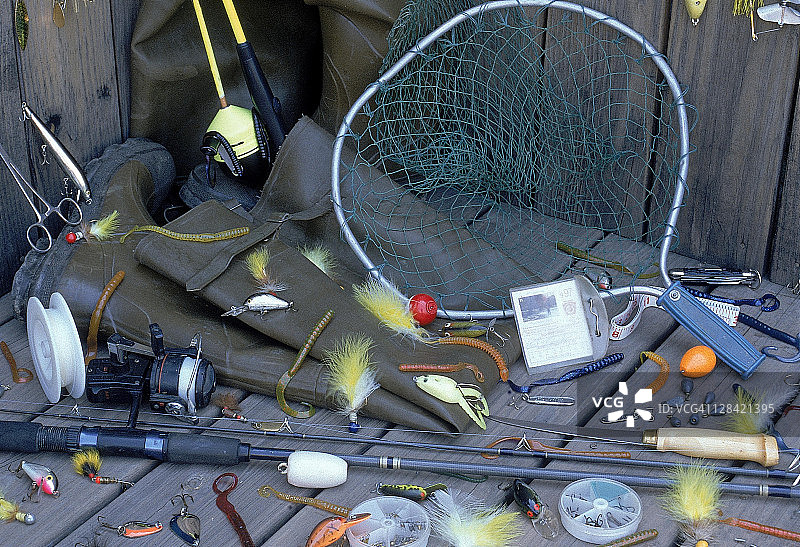 渔具静物图片素材
