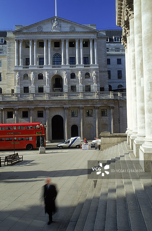 英格兰银行，伦敦，英国图片素材