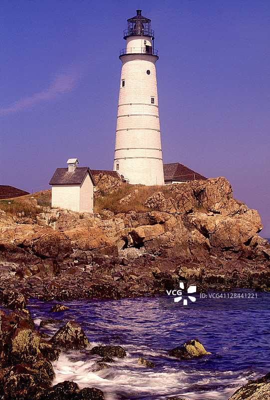 现存最古老的灯塔，小布鲁斯特岛图片素材
