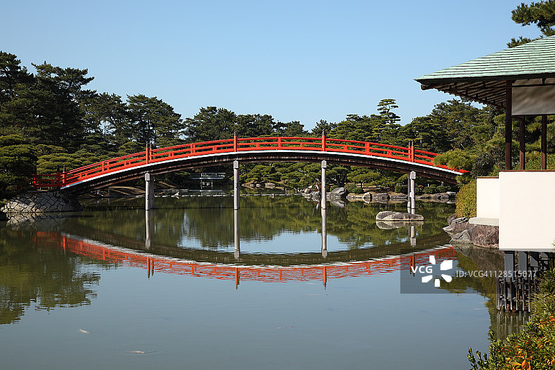 日本香川县丸龟市中津万象园图片素材