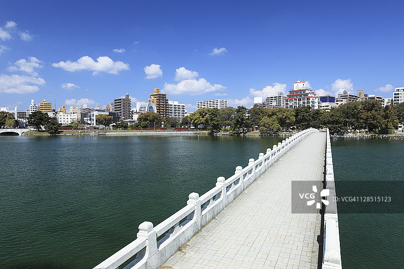 日本福冈大濠公园图片素材