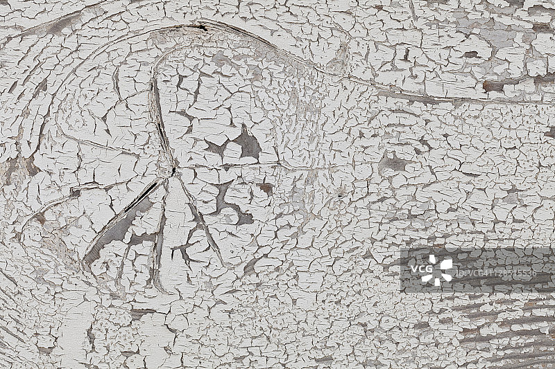 美国华盛顿州汉斯维尔墙上的斑驳油漆图片素材